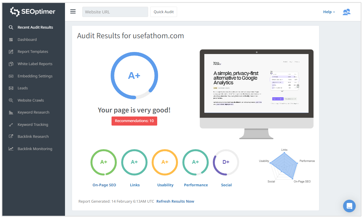 ferramenta de auditoria seo